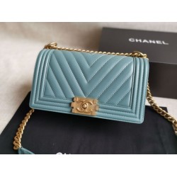 Replica Boy Classic Flap Bag A67086 Blue Lambskin