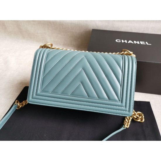 Replica Boy Classic Flap Bag A67086 Blue Lambskin