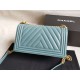 Replica Boy Classic Flap Bag A67086 Blue Lambskin