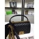 Fake Small Boy Flap Shoulder Bag A67085 Black Replica