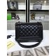 Replica Small Boy Flap Shoulder Bag A67085 Black Silver Haredware