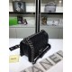 Replica Small Boy Flap Shoulder Bag A67085 Black Silver Haredware