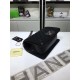 Replica Small Boy Flap Shoulder Bag A67085 Black Silver Haredware