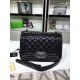 Replica Small Boy Flap Shoulder Bag A67085 Black Silver Haredware