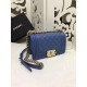 Replica Small Boy Flap Shoulder Bag A67085 Blue