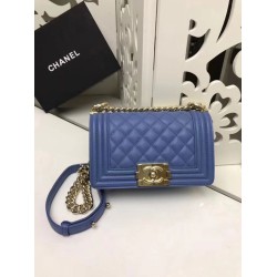 Replica Small Boy Flap Shoulder Bag A67085 Blue