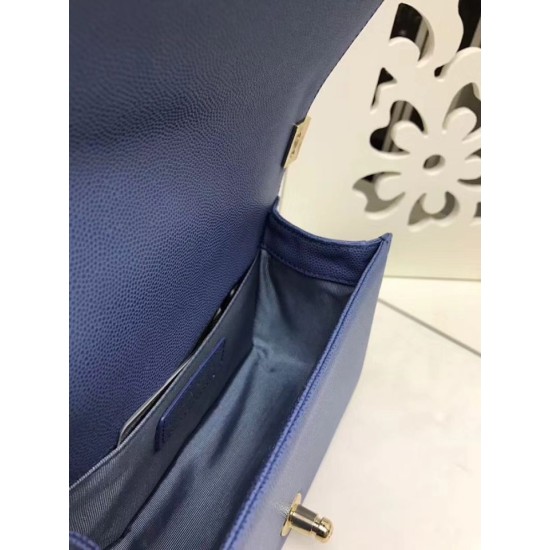 Replica Small Boy Flap Shoulder Bag A67085 Blue