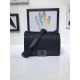 Replica Small Boy Flap Shoulder Bag A67085 Black Burgundy
