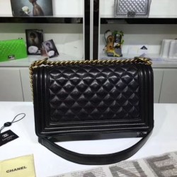Fake Medium Boy Flap Shoulder Bag A67086 Black Replica Fake Medium Boy Flap Shoulder Bag A67086 Black Replica