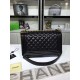 Fake Medium Boy Flap Shoulder Bag A67086 Black Replica