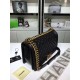 Fake Medium Boy Flap Shoulder Bag A67086 Black Replica