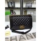 Fake Medium Boy Flap Shoulder Bag A67086 Black Replica