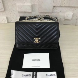 Fake Classic Flap Charms Wallet Woc A33814 Black Replica