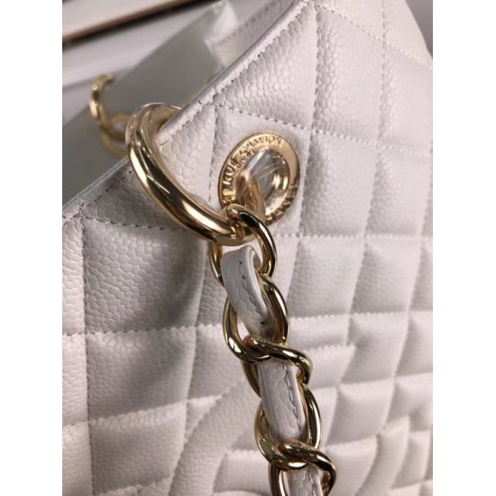 Fake GST Shopping Tote Bag Caviar Leather A50995 Beige Replica Fake GST Shopping Tote Bag Caviar Leather A50995 Beige Replica