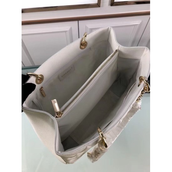 Fake GST Shopping Tote Bag Caviar Leather A50995 Beige Replica Fake GST Shopping Tote Bag Caviar Leather A50995 Beige Replica