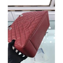Fake GST Shopping Tote Bag Caviar Leather A50995 Red Replica Replica GST Shopping Tote Bag Caviar Leather A50995 Red