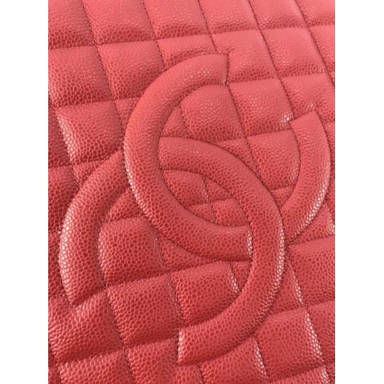 Fake GST Shopping Tote Bag Caviar Leather A50995 Red Replica Replica GST Shopping Tote Bag Caviar Leather A50995 Red