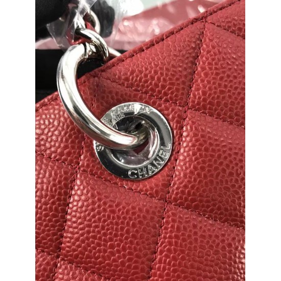 Fake GST Shopping Tote Bag Caviar Leather A50995 Red Replica Replica GST Shopping Tote Bag Caviar Leather A50995 Red