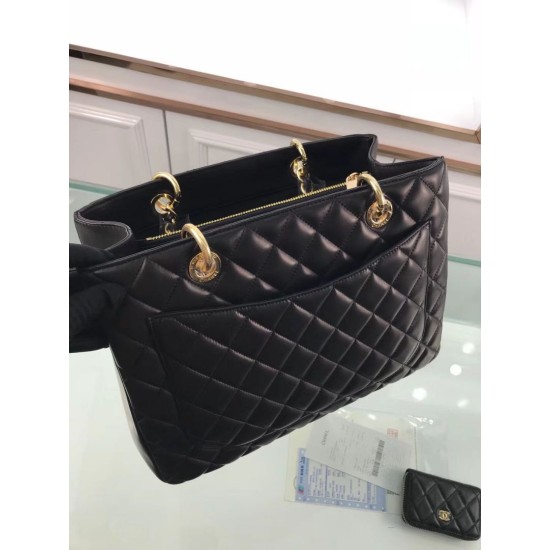 Replica GST Shopping Tote Bag Lambskin A50995 Black Replica GST Shopping Tote Bag Lambskin A50995 Black