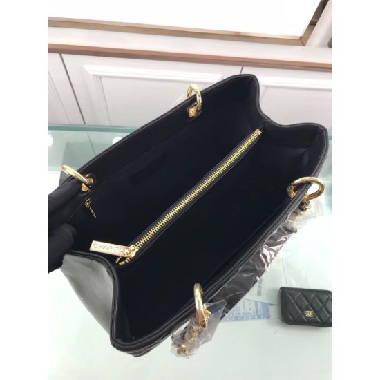 Replica GST Shopping Tote Bag Lambskin A50995 Black Replica GST Shopping Tote Bag Lambskin A50995 Black