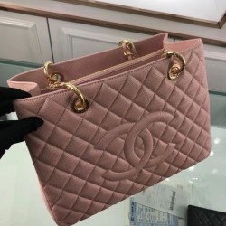 Replica GST Shopping Tote Bag Caviar Leather A50995 Pink