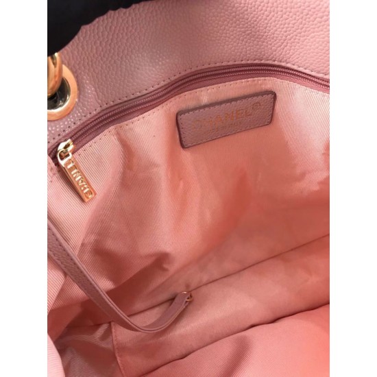 Fake GST Shopping Tote Bag Caviar Leather A50995 Pink Replica Replica GST Shopping Tote Bag Caviar Leather A50995 Pink