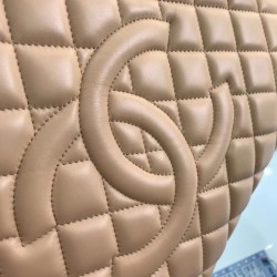 Replica GST Shopping Tote Bag Lambskin A50995 Apricot