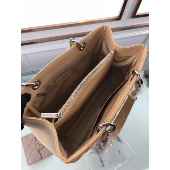 Replica GST Shopping Tote Bag Lambskin A50995 Apricot Replica GST Shopping Tote Bag Lambskin A50995 Apricot