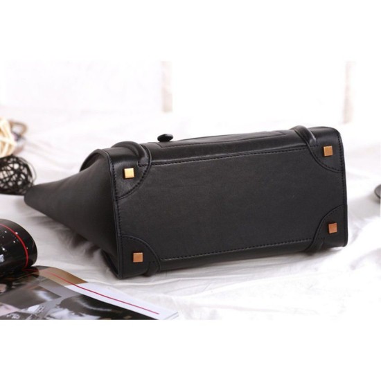 Fake Celine Micro Luggage Bag In Black Calfskin Replica Replica Celine Micro Luggage Bag In Black Calfskin