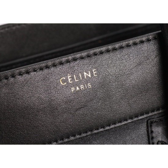 Fake Celine Micro Luggage Bag In Black Calfskin Replica Replica Celine Micro Luggage Bag In Black Calfskin