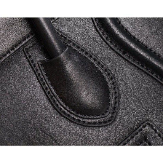 Fake Celine Micro Luggage Bag In Black Calfskin Replica Replica Celine Micro Luggage Bag In Black Calfskin