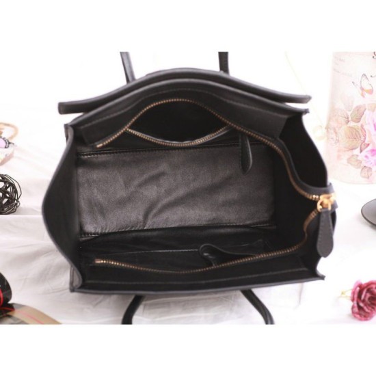 Fake Celine Micro Luggage Bag In Black Calfskin Replica Replica Celine Micro Luggage Bag In Black Calfskin