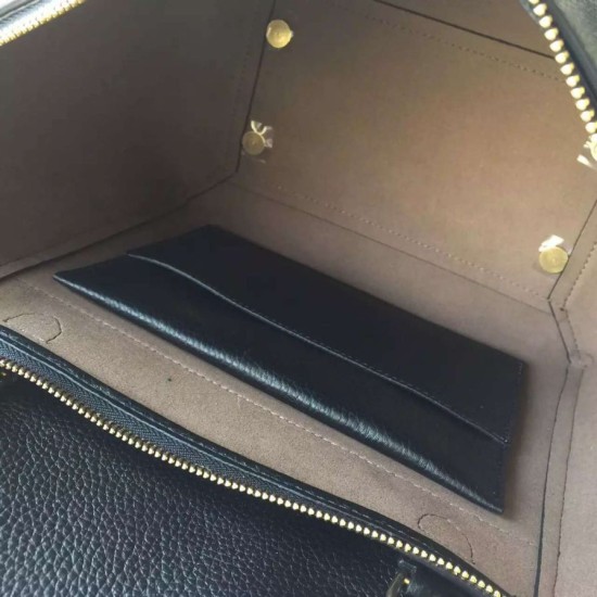 Replica Celine Mini Belt Tote Bag In Black Grained Leather Replica Celine Mini Belt Tote Bag In Black Grained Leather