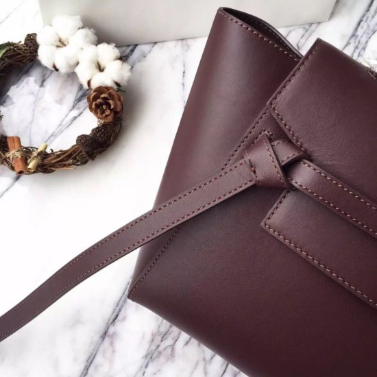 Fake Celine Mini Belt Tote Bag In Burgundy Calfskin Replica Replica Celine Mini Belt Tote Bag In Burgundy Calfskin