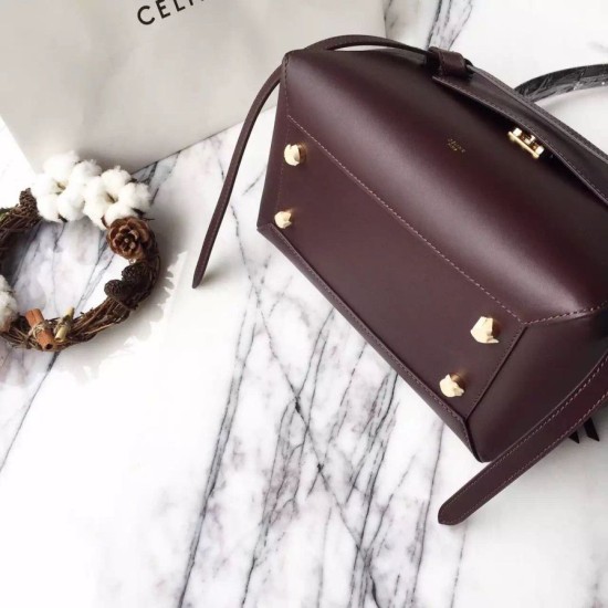 Fake Celine Mini Belt Tote Bag In Burgundy Calfskin Replica Replica Celine Mini Belt Tote Bag In Burgundy Calfskin