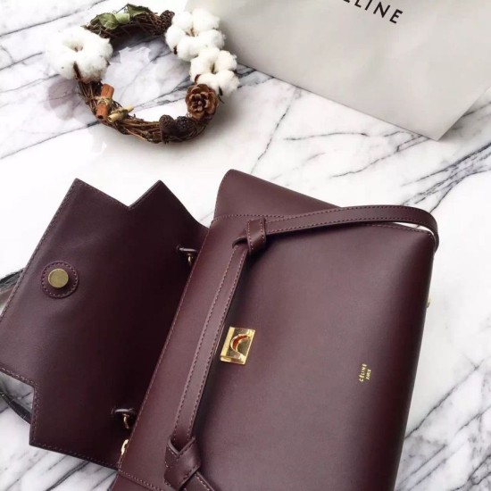 Fake Celine Mini Belt Tote Bag In Burgundy Calfskin Replica Replica Celine Mini Belt Tote Bag In Burgundy Calfskin