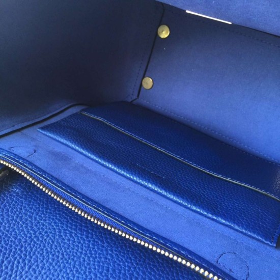 Fake Celine Mini Belt Tote Bag In Indigo Grained Leather Replica Replica Celine Mini Belt Tote Bag In Indigo Grained Leather