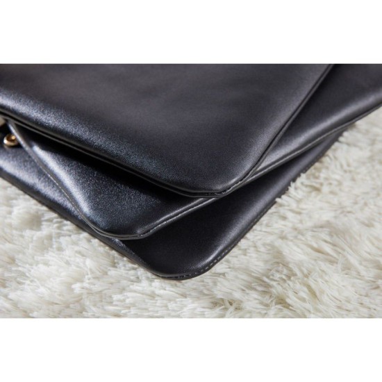 Fake Celine Large Trio Crossbody Bag In Black Calfskin Replica Replica Celine Large Trio Crossbody Bag In Black Calfskin