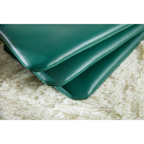Replica Celine Large Trio Crossbody Bag In Green Calfskin Replica Celine Large Trio Crossbody Bag In Green Calfskin