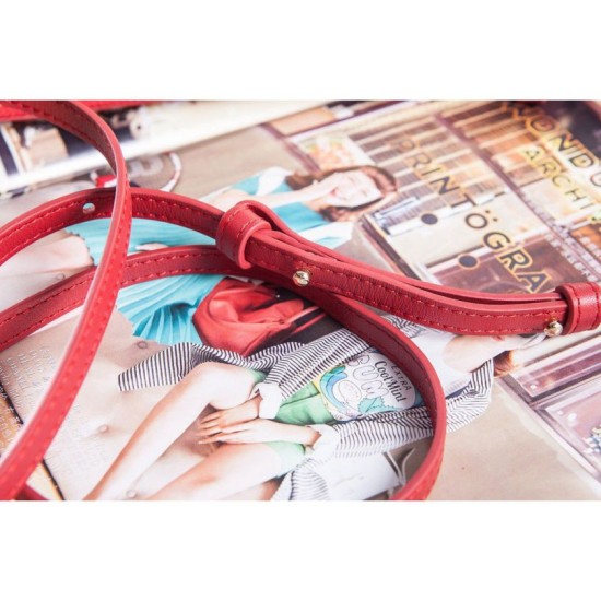Fake Celine Large Trio Crossbody Bag In Red Calfskin Replica Fake Celine Large Trio Crossbody Bag In Red Calfskin Replica