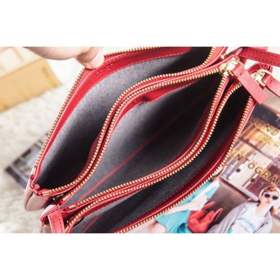 Fake Celine Large Trio Crossbody Bag In Red Calfskin Replica Fake Celine Large Trio Crossbody Bag In Red Calfskin Replica