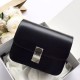 Fake Celine Medium Classic Box Bag In Black Spazzolato Calfskin Replica Replica Celine Medium Classic Box Bag In Black Spazzolato Calfskin