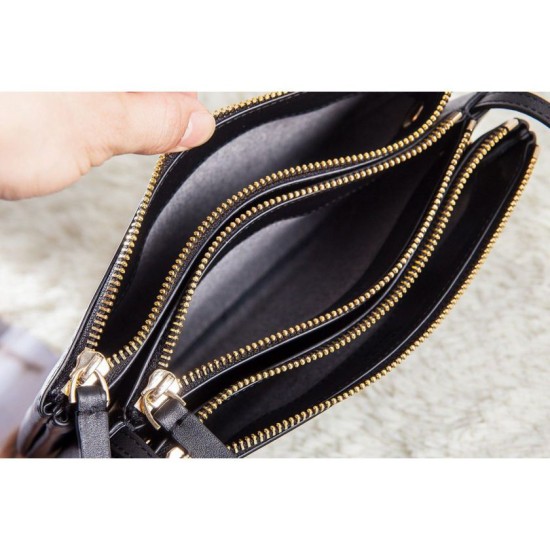 Replica Celine Small Trio Crossbody Bag In Black Calfskin Replica Celine Small Trio Crossbody Bag In Black Calfskin