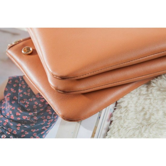 Fake Celine Small Trio Crossbody Bag In Brown Calfskin Replica Replica Celine Small Trio Crossbody Bag In Brown Calfskin