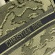 Replica Christian Dior Oversize Book Tote Shopping Bag Army green