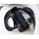 Fake Christian Dior Medium Lady D-Lite Embroidered Cannage Bag Black Replica