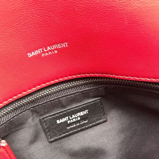 Fake YSL Saint Laurent Loulou Puffer Small Bag Red Replica Replica YSL Saint Laurent Loulou Puffer Small Bag Red