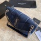 Replica YSL Saint Laurent Loulou Puffer Small Bag Blue Fake YSL Saint Laurent Loulou Puffer Small Bag Blue Replica