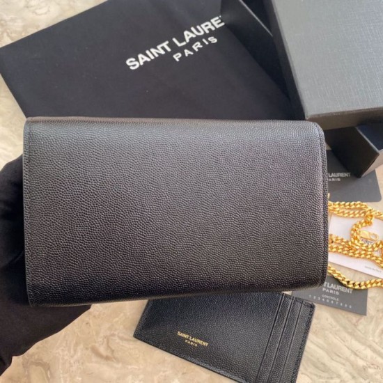 Replica YSL Saint Laurent Uptown Chain Wallet Black Replica YSL Saint Laurent Uptown Chain Wallet Black