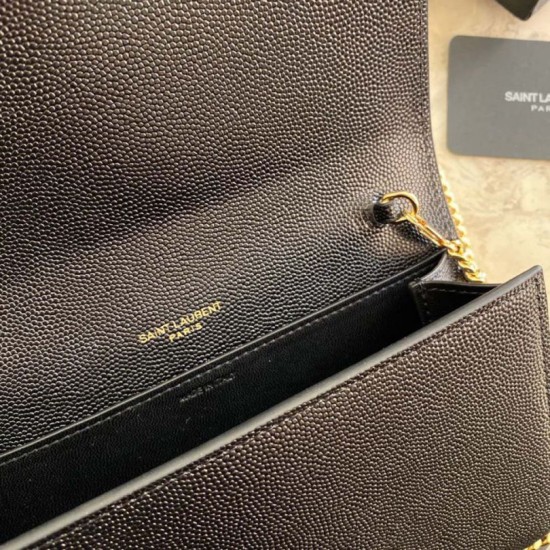 Replica YSL Saint Laurent Uptown Chain Wallet Black Replica YSL Saint Laurent Uptown Chain Wallet Black